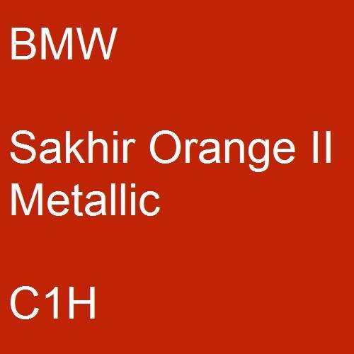 BMW, Sakhir Orange II Metallic, C1H.